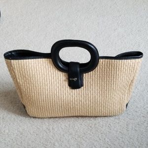 Maxx New York Straw Handbag